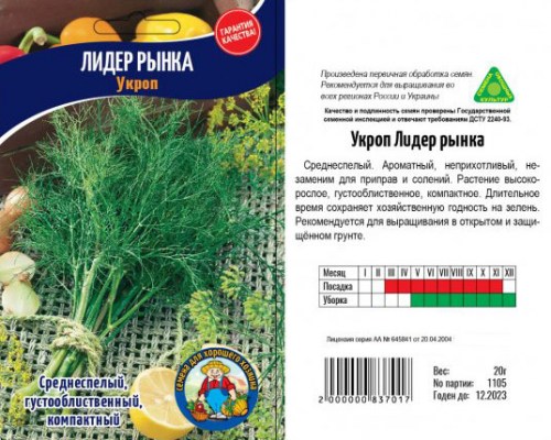 Укроп Лидер Рынка 20г